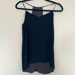 Reverse Black & Gray Blouse